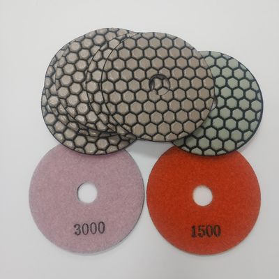 Good Flexibility 4 Inch Diamond Stone Polishing Pads