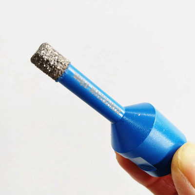 8mm M14  Vacuum Brazed Diamond Core Drill Bits For Tile With Plastic Sleeve