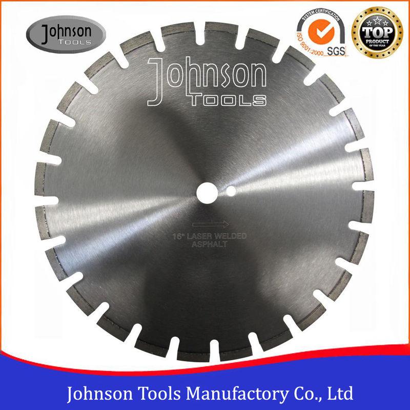 400mm Laser Welded Diamond Blades , Dry Wet Saw Blades For Highway