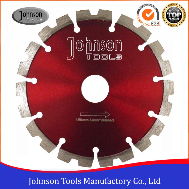 150mm Concrete Circular Saw Blade , Red Dry Diamond Blade 6 Inch for