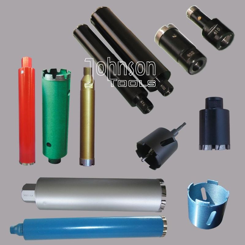 6.5350mm Diamond Core Drill Bits With Metal Bond Materials Johnson Tools
