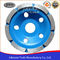 SGS / GB Approved Sintered Brazed Diamond Turbo Cup Wheel Single Row 105mm