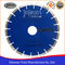 Fast Speed Diamond Stone Cutting Blades With Blue / Clear Color