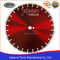 400mm Dry Cut Diamond Blade , Concrete Cutting Saw For Soft /  Hard Construction Materials 