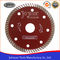 Tile Cutting Tools 105mm Sintered Turbo Saw Blade for Ceramic / Tiles Hot Press