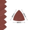 80mm Triangle Red Aluminum Oxide Multi Tool Sand Paper Disc Pad For Automotive Peeling Paint