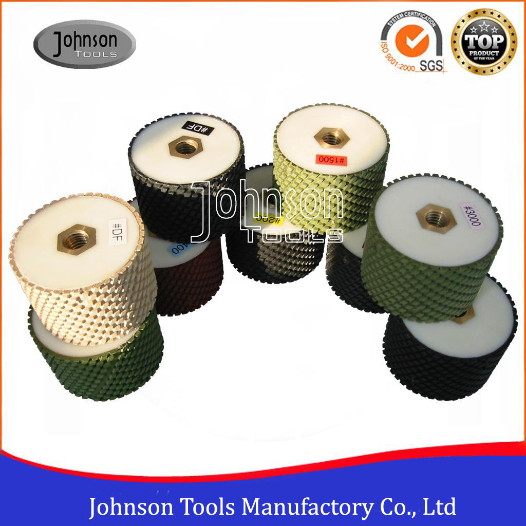 2 Inch 3 Inch Diamond Drum Wheel , Diamond Sanding Drum With Resin Bond