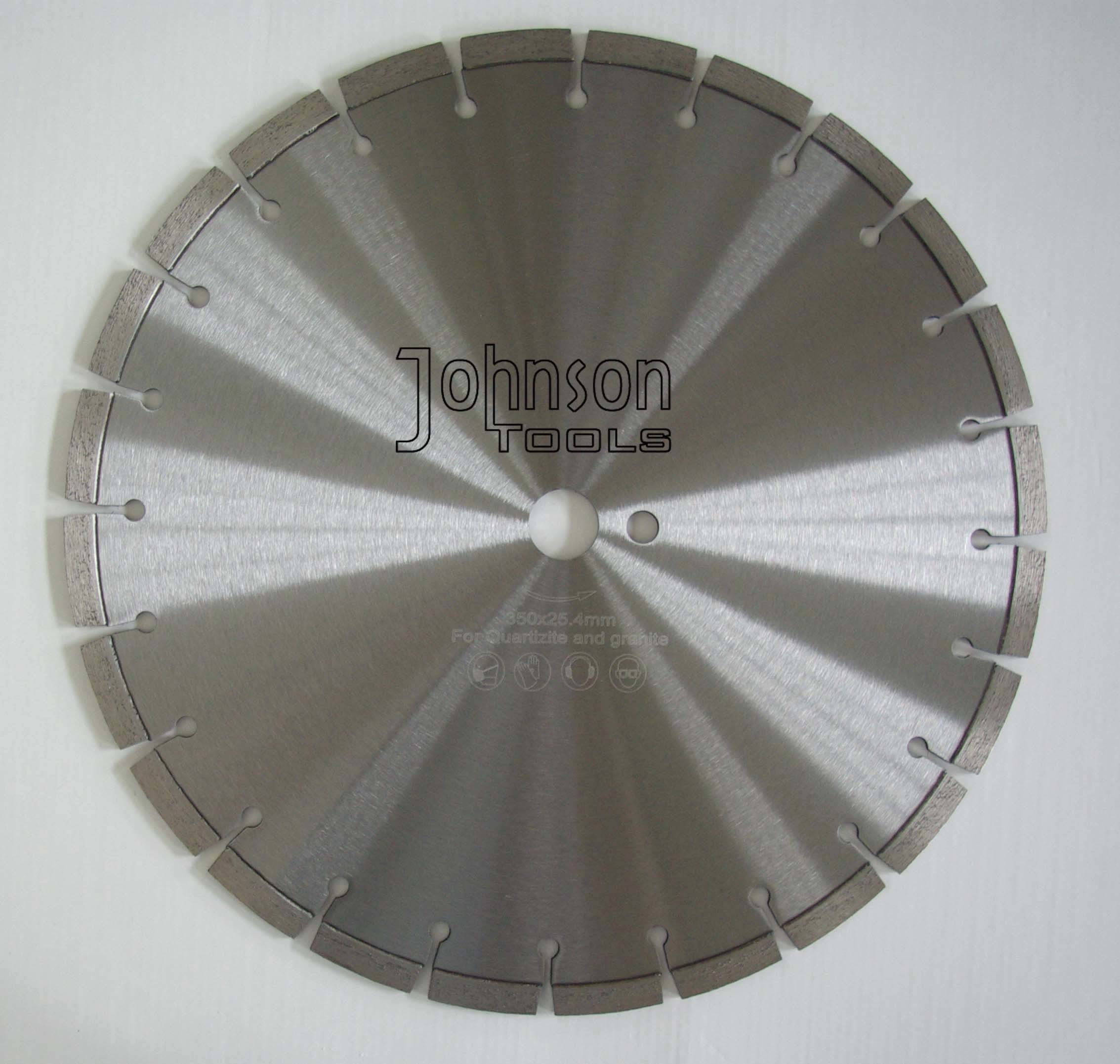 350600mm Rock Cutting Saw Blades , Diamond Stone Cutting Tools For