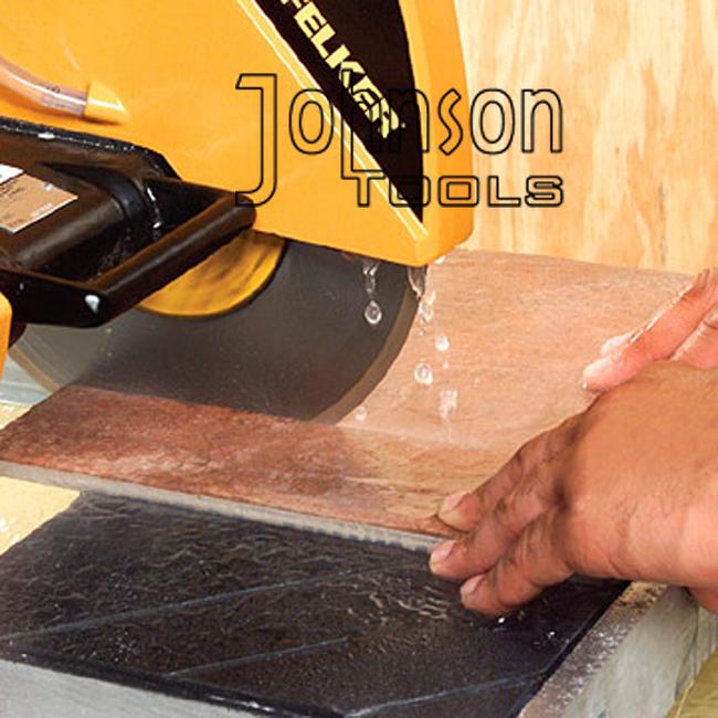 180mm Wet Dry Cutting Continuous Ceramic Tile Saw Blades High Efficiency