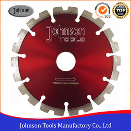150mm Concrete Circular Saw Blade , Red Dry Diamond Blade 6 Inch for Reinforced Concrete Cutting