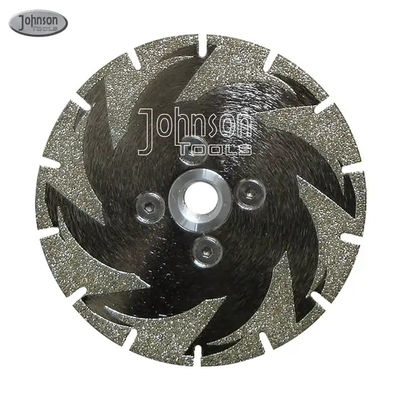Electroplated Double Sided Maple Leaf Diamond Saw Blade Cutting Grinding Marble Glass Vanity Blade Disc