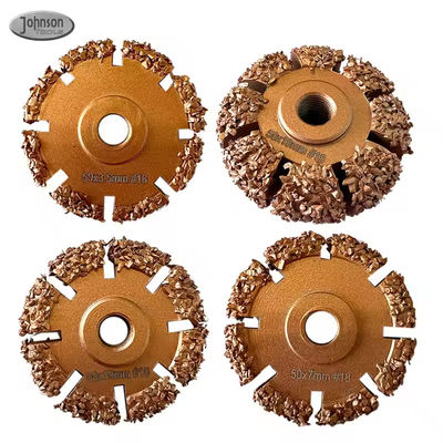 Vacuum Brazed Tungsten Carbide Grinding Wheel Size 50x7mm #18 For Tire Grinding