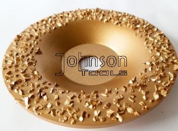 Gold Buffing Tungsten Carbide Grinding Disc For Roughing Rubber And Fabric