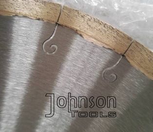12“ Welded Marble Diamond Stone Cutting Blades With J Slot , No Chipping