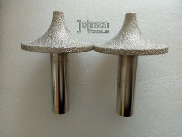 OD 70mm Stone Profiller Vacuum Brazed Diamond Tools Suit For CNC Machine