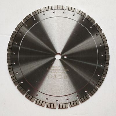 Laser Diamond Concrete Saw Blades , Dry Cut Diamond Blade With Turbo Segment