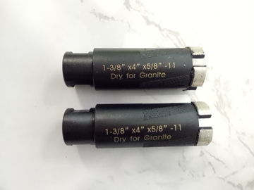 OD 35mm Diameter Dry Diamond Core Drill Bits With Brazed Rods For Hard Granite