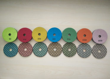 100mm Dry Honeycomb Diamond Polishing Pads For Stone