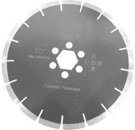 10&quot; Laser Welded Concrete Pavement Cutting Blade , Multi Diamond Blade