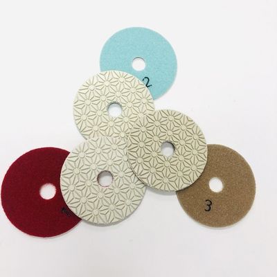 3 Step 105mm Wet Diamond Polishing Pads For Marble