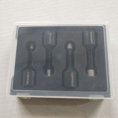 Ceramic 4pcs 10mm Diamond Core Drill Bits Segmented Design