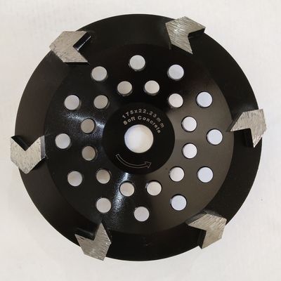 175mm Arrow Segment 7 Diamond Concrete Cup Wheel For Granite