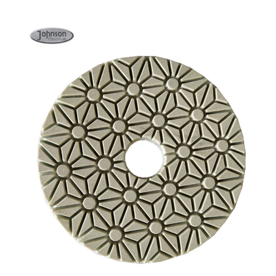 100mm 3 Step Granite Polishing Pads For Porcelain Ceramic Tiles