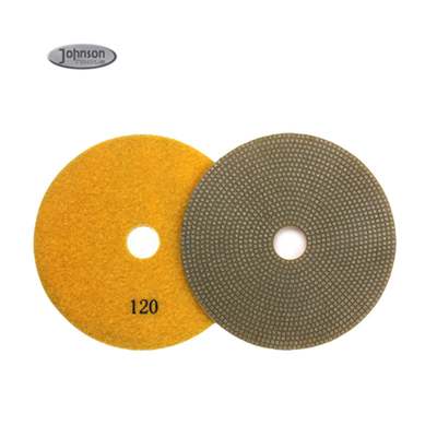 4 Inch D100mm Diamond Wet Polishing Pads For Granite Marble