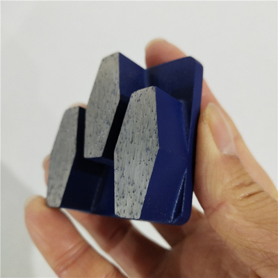 Concrete Floor Diamond Grinding Tools Redi-Lock Abrasive Disc With Three Hexgon Segment