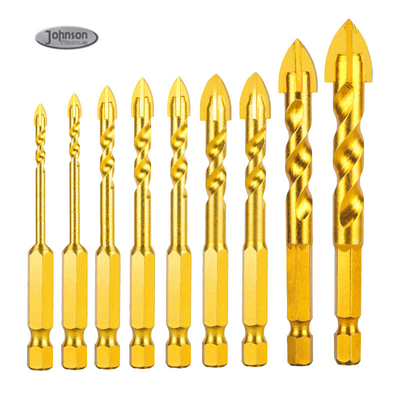 Tungsten Carbide Cross Head Ceramic Drill Bits For Glass