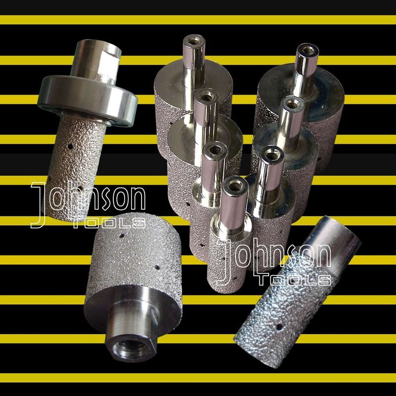 Vacuum Brazing Diamond Tools Diamond Milling Bits For Grooving Stone