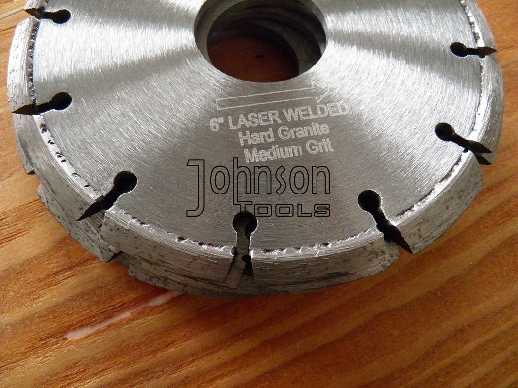 Fast Cutting Crack Chasing Diamond Blades For Hard Granite , V Groove