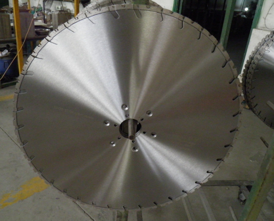 600mm Laser Welded Diamond Wall Saw Blades for Wall Saws , reinforced