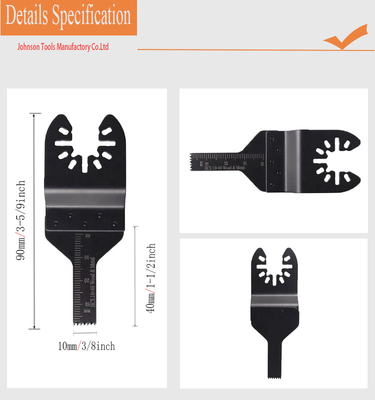 Long Quick Release 10mm Saw Blade Metal Wood Oscillating For Door Jambs