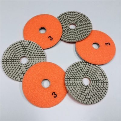 3 Step Wet Marble Diamond Polishing Pad For Granite Limestone