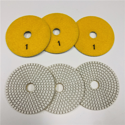 3 Step Wet Marble Diamond Polishing Pad For Granite Limestone