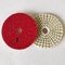 High Sharpness 3 Steps Wet Diamond Polishing Pads 4'' For Granite And Marble