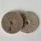 High Sharpness 3 Steps Wet Diamond Polishing Pads 4'' For Granite And Marble