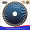 Customized Color Diamond Stone Cutting Blades For Wave Turbo Saw Blade