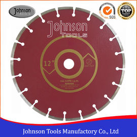 300mm Laser Welded Diamond Stone Cutting Blades With Key Slot For Granite Cutting