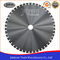 Petrol Cutters Concrete Floor Saw 800mm , Dry Cut Diamond Blade For Cutting Reinforced Concrete