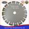 U Slot 210mm Tuck Point Diamond Blades With Decoration Hole Silver color
