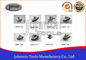 Vacuum Brazed Bullnose Hand Profile Wheel , Diamond Profile Wheels Higher Efficiency