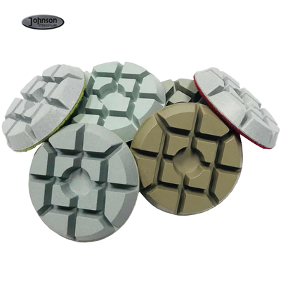 4 Inch Aggrassive Polihsing Tools Resin Diamond Polishing Pads For Concrete Floor