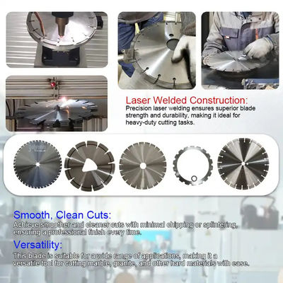 300 350 400 450 500 600 Mm Laser Welded Diamond Stone Cutting Disc Saw Blade For Circular Saw