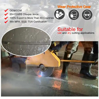 Laser Welded Diamond Loop Saw Blade For Cutting Concrete Reinforced Concrete