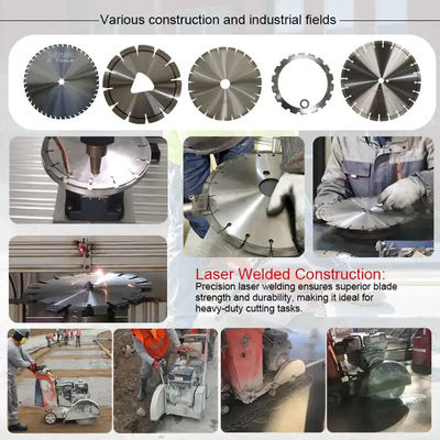 Laser Welded Diamond Loop Saw Blade For Cutting Concrete Reinforced Concrete