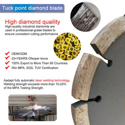 Good Performance 4.5 5 Inch Tuck Point Crack Chaser Grout Repair Diamond Saw Blade For Concrete Masonry Brick