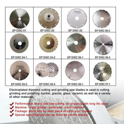 Electroplated double-sided maple leaf diamond saw blade cutting grinding marble glass vanity blade disc