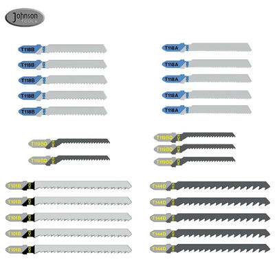 25 Piece Professional Jigsaw Saw Blades For Drywall Board, Wood And Metal Cutting